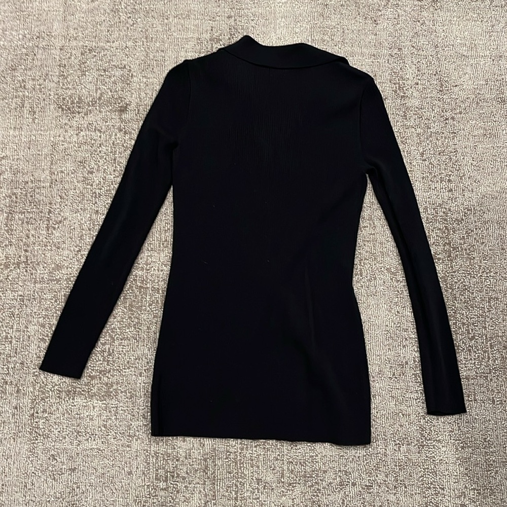 The Drop “Constance” Rib Button-Down Sweater - Picture 7 of 7
